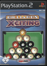 Billiards Xciting PAL Playstation 2 PAL box art